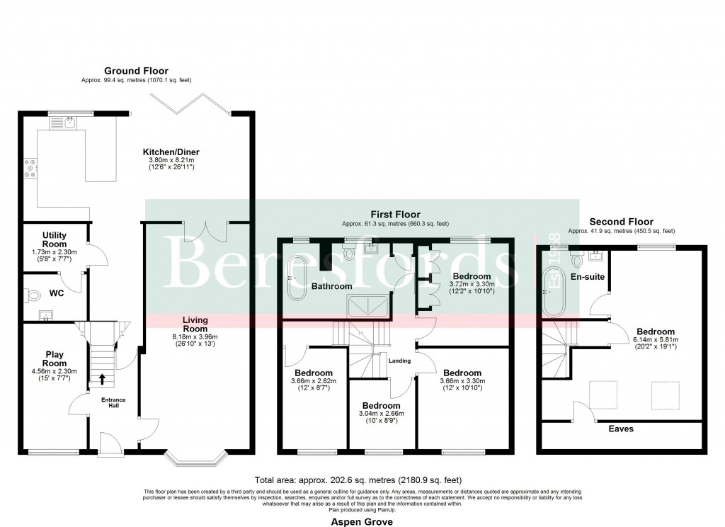 Floorplans For Aspen Grove, Upminster, RM14