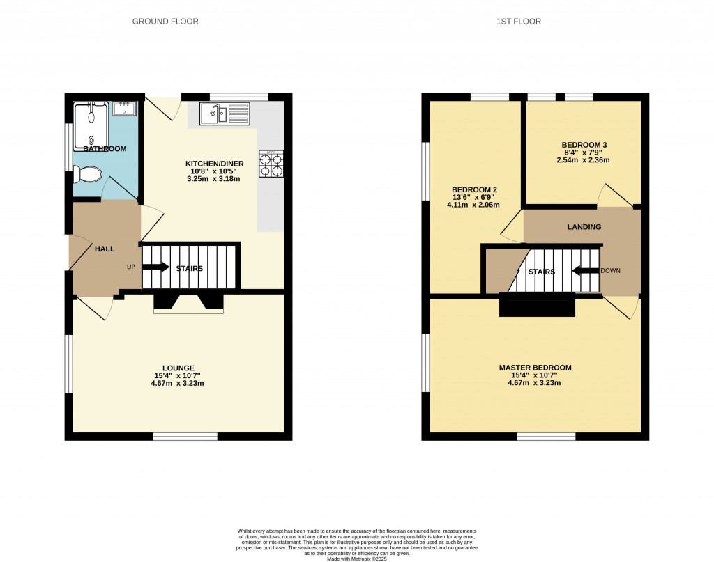 Floorplans For Fitch's Crescent, Maldon, Essex, CM9