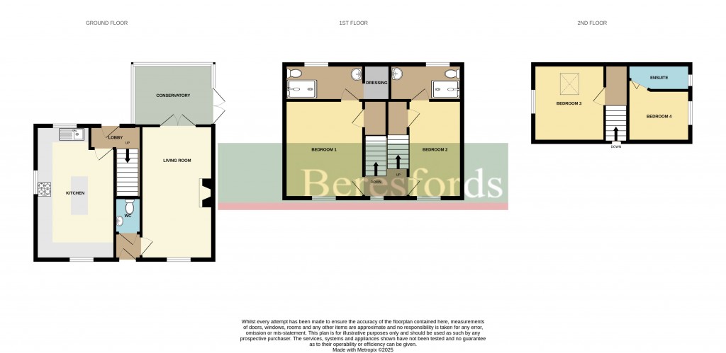 Floorplans For Poplar Cottages, Smythes Green, Colchester, Essex, CO5