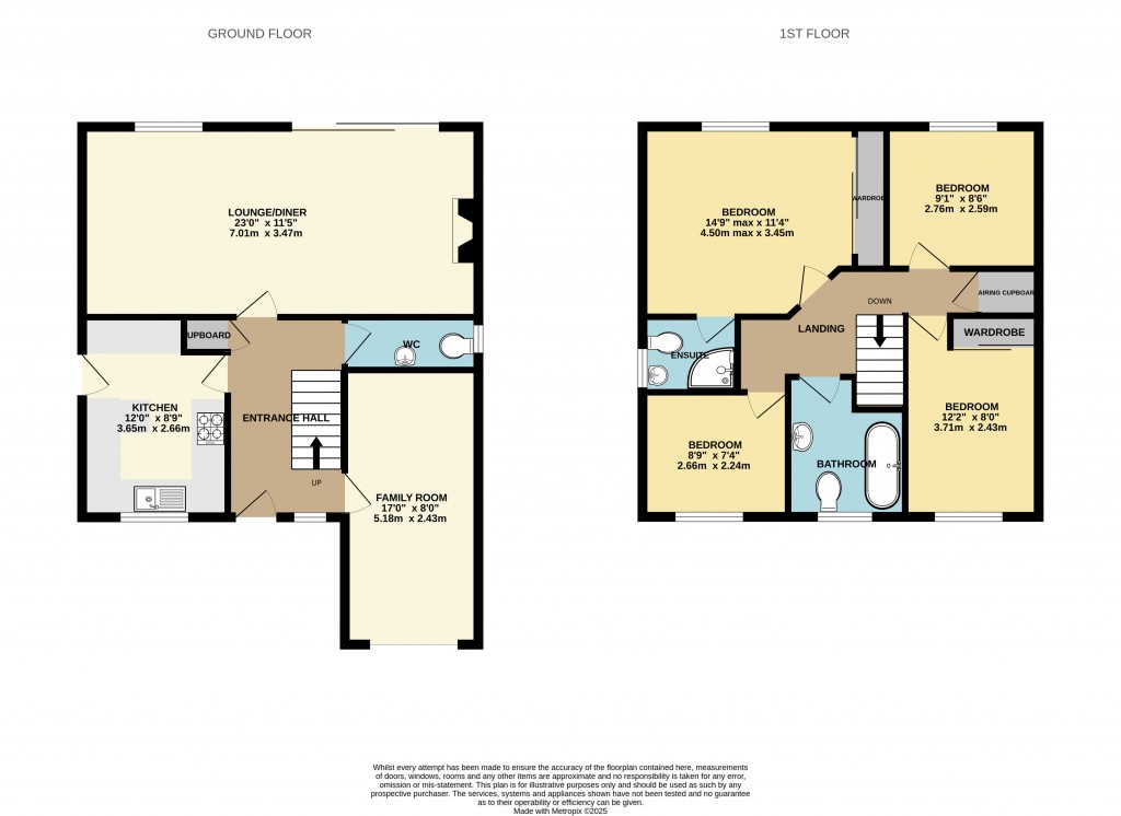 Floorplans For Drake Avenue, Mayland, Chelmsford, Essex, CM3
