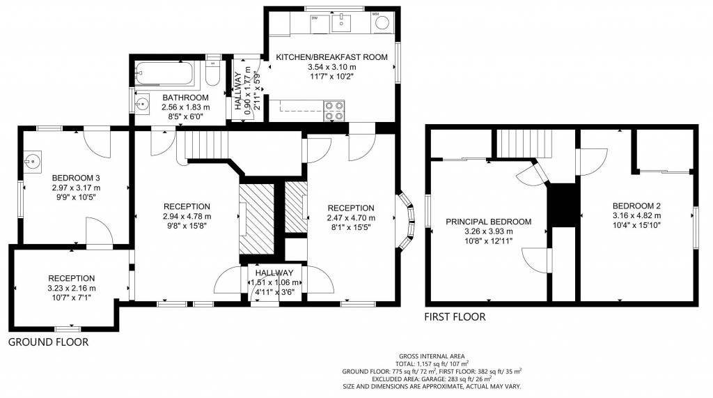 Floorplans For The Street, Shalford, Braintree, CM7