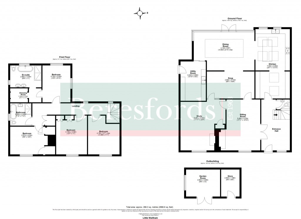 Floorplans For Blasford Hill, Little Waltham, Essex, CM3