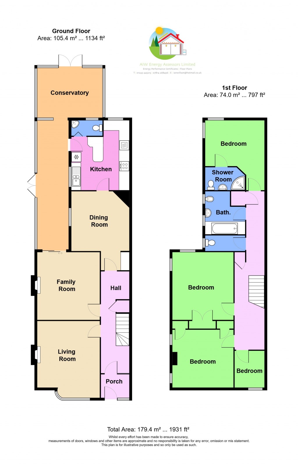Floorplans For Warley Mount, Warley, Brentwood, Essex, CM14