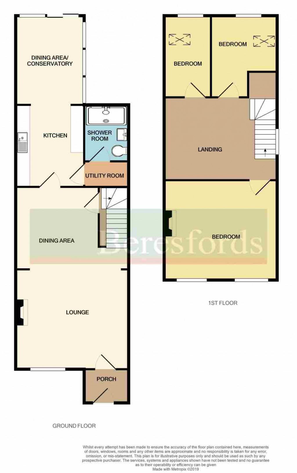 Floorplans For Hatch Road, Pilgrims Hatch, Brentwood, Essex, CM15