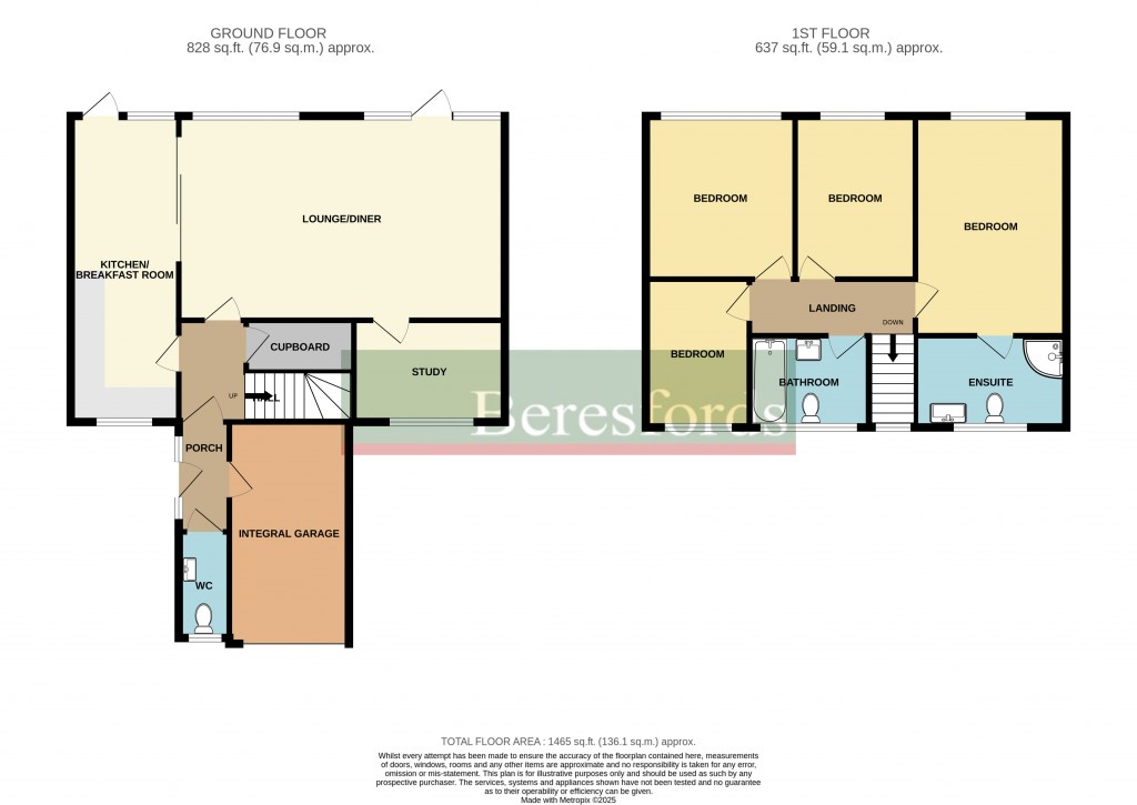 Floorplans For West Malling Way, Hornchurch, RM12