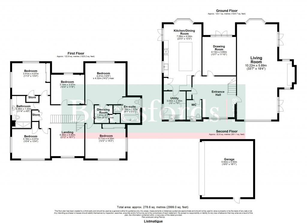 Floorplans For Plains Road, Tolleshunt Major, Maldon, Essex, CM9