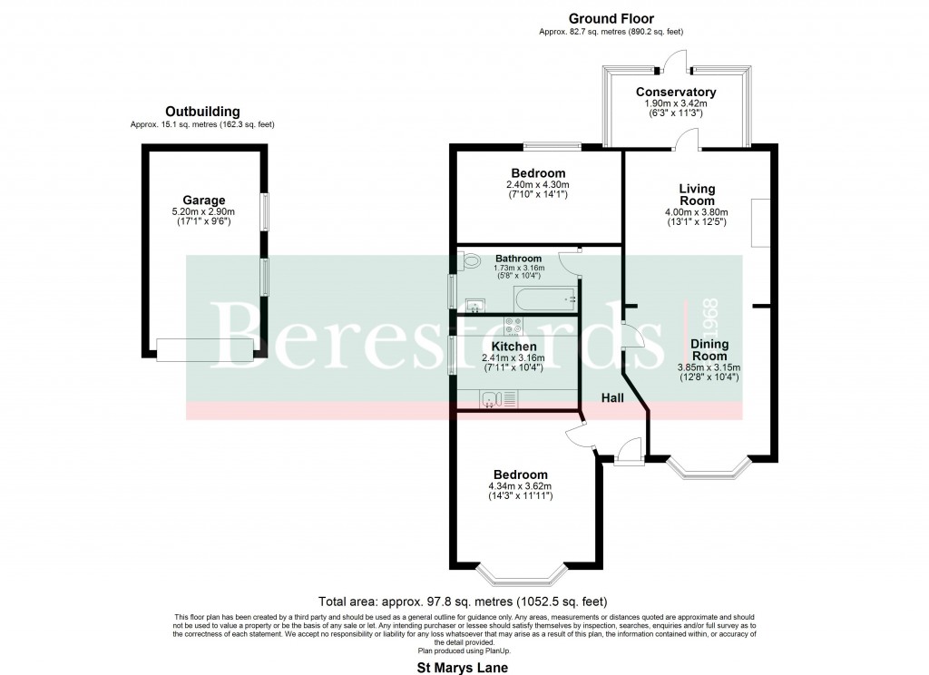 Floorplans For St. Marys Lane, Upminster, RM14