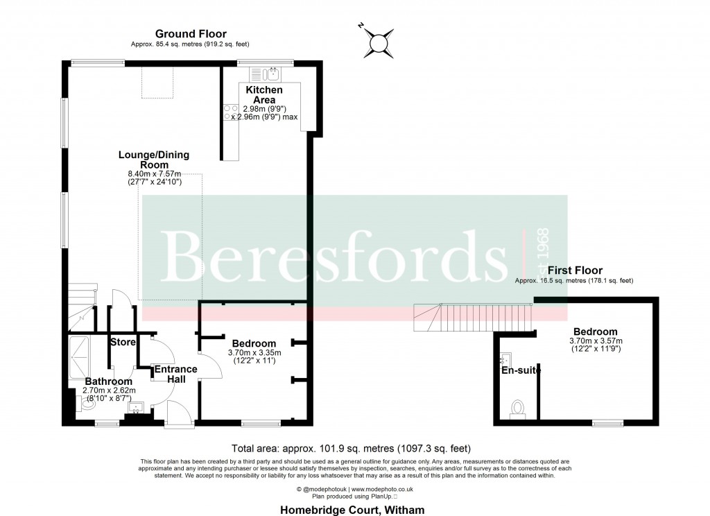 Floorplans For Hatfield Road, Witham, Essex, CM8