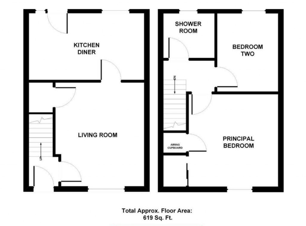 Floorplans For Juniper Court, Dunmow, Essex, CM6