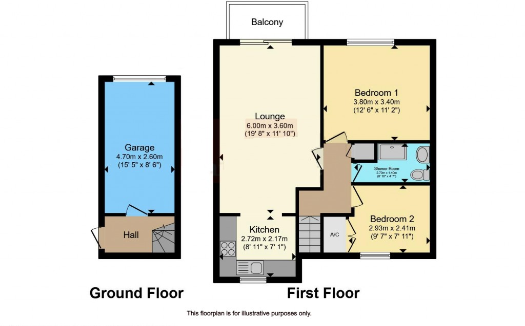 Floorplans For Compton Avenue, Gidea Park, Romford, RM2