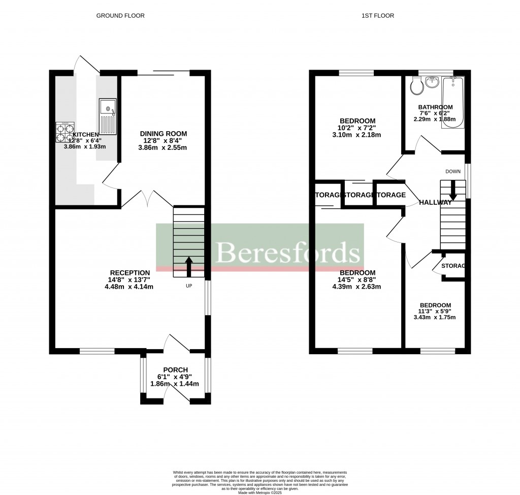 Floorplans For Hawfinch Walk, Chelmsford, Essex, CM2