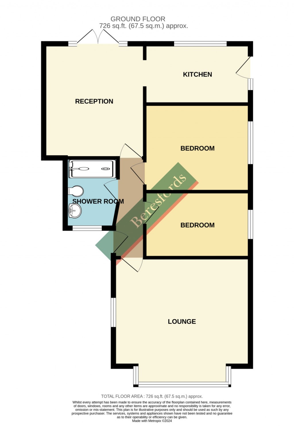 Floorplans For Tudor Drive, Gidea Park, RM2