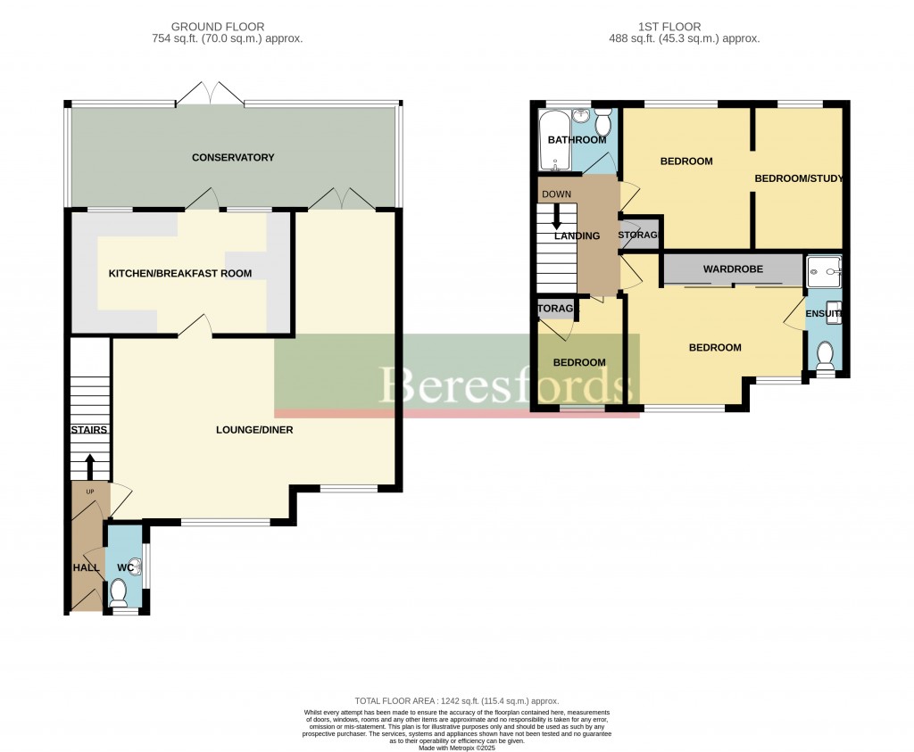 Floorplans For Tiptree Close, Hornchurch, RM11