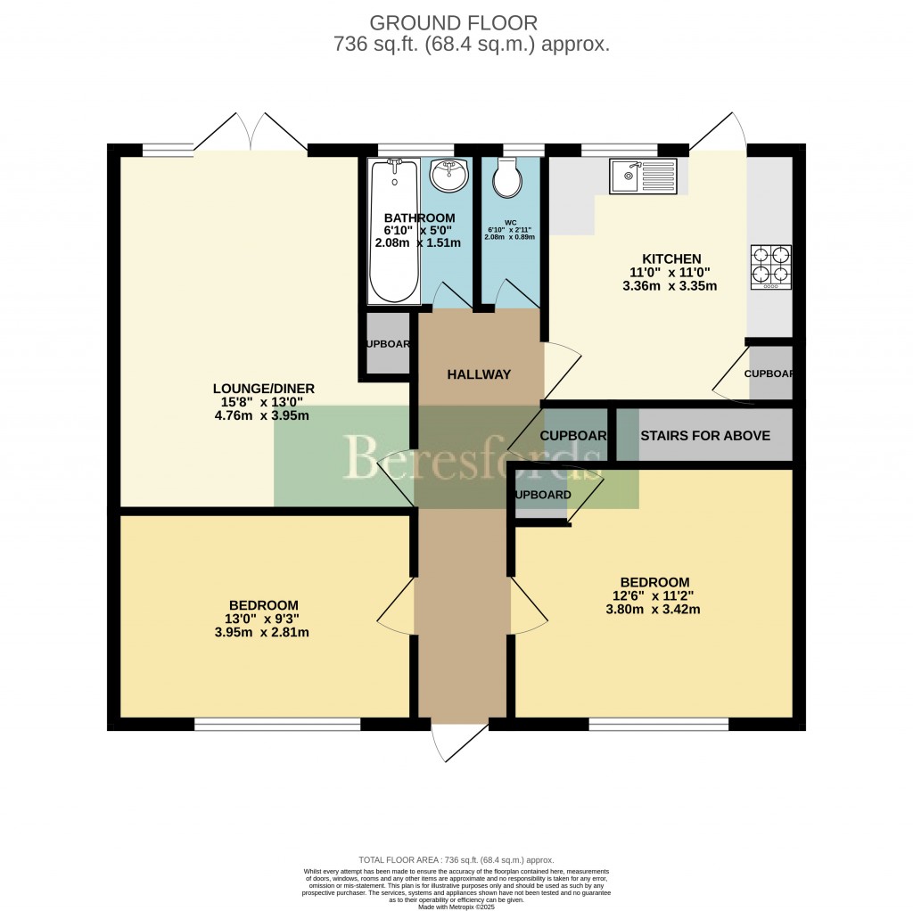 Floorplans For Roseberry Gardens, Upminster, RM14