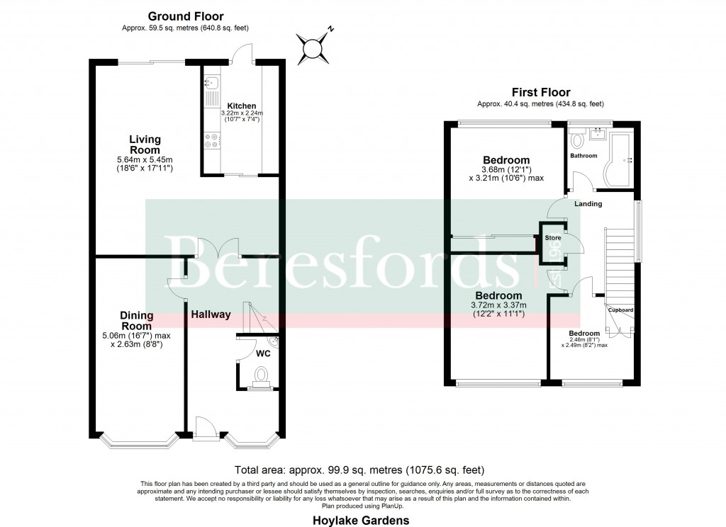 Floorplans For Hoylake Gardens, Romford, RM3