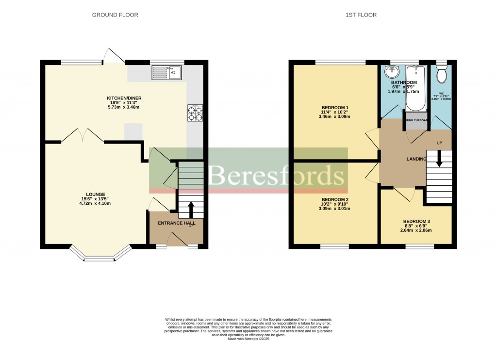 Floorplans For Thelsford Walk, Colchester, Essex, CO4