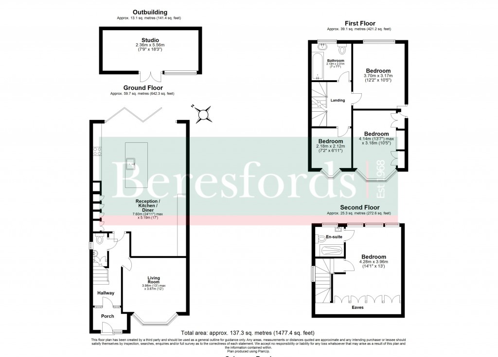 Floorplans For Osborne Road, Hornchurch, RM11