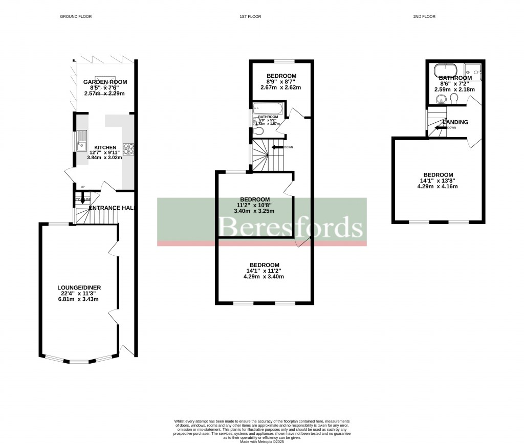 Floorplans For Weight Road, Chelmsford, Essex, CM2