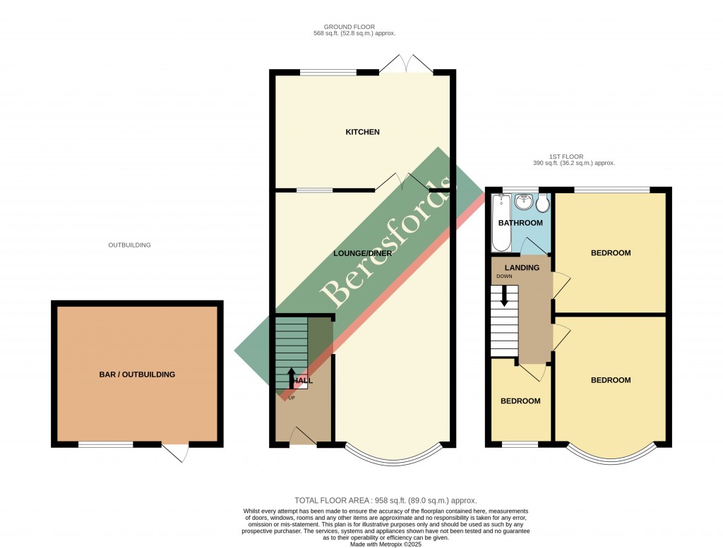 Floorplans For Bridport Avenue, Romford, RM7