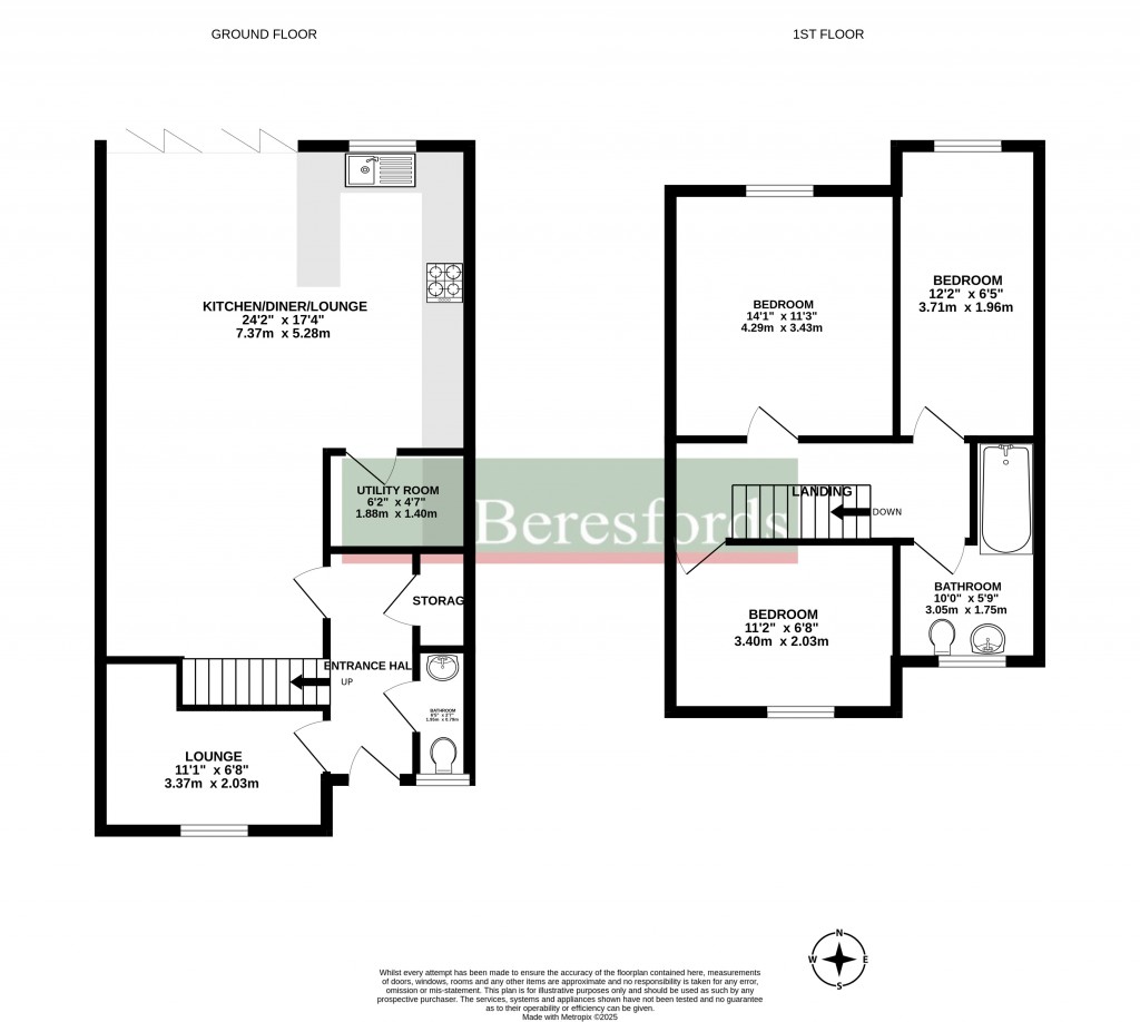 Floorplans For Church Road, Boreham, Chelmsford, Essex, CM3