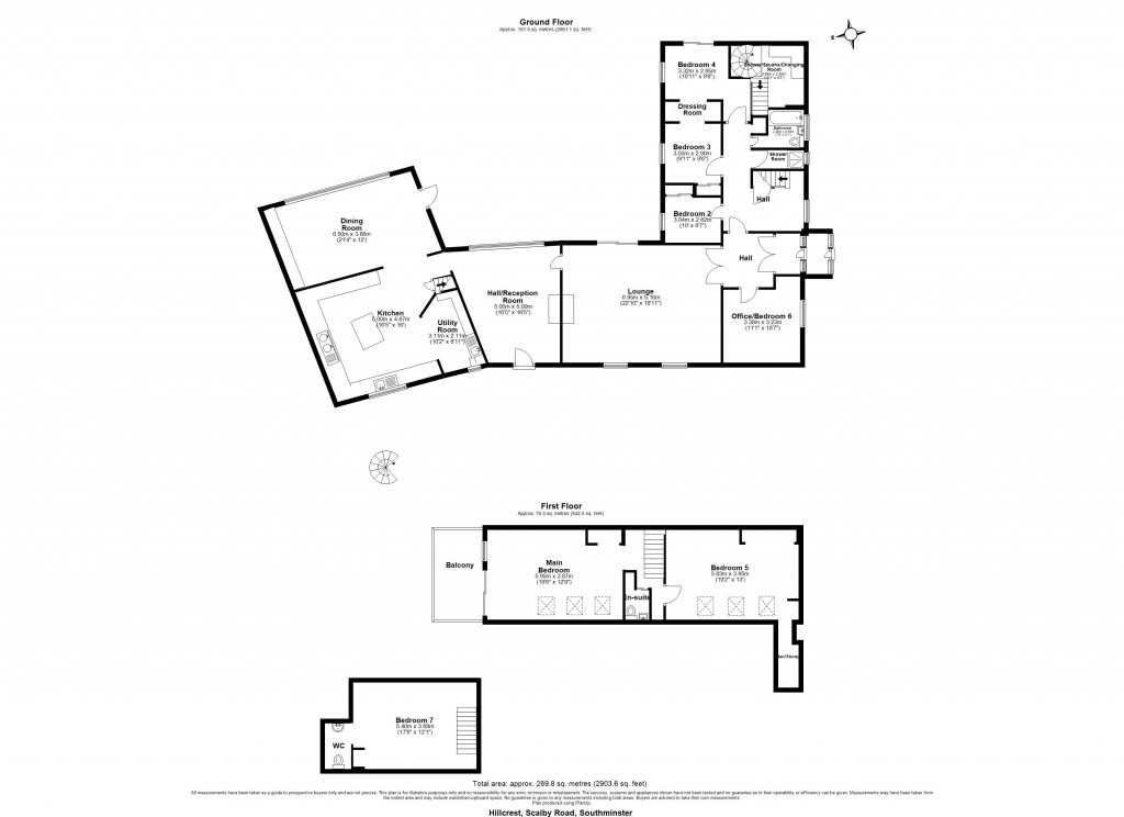 Floorplans For Scalby Road, Southminster, Essex, CM0