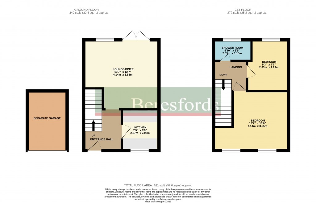 Floorplans For Consort Close, Warley, Brentwood, Essex, CM14
