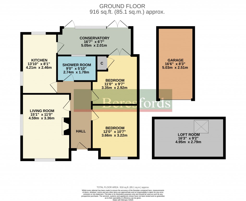 Floorplans For South Drive, Warley, Brentwood, Essex, CM14