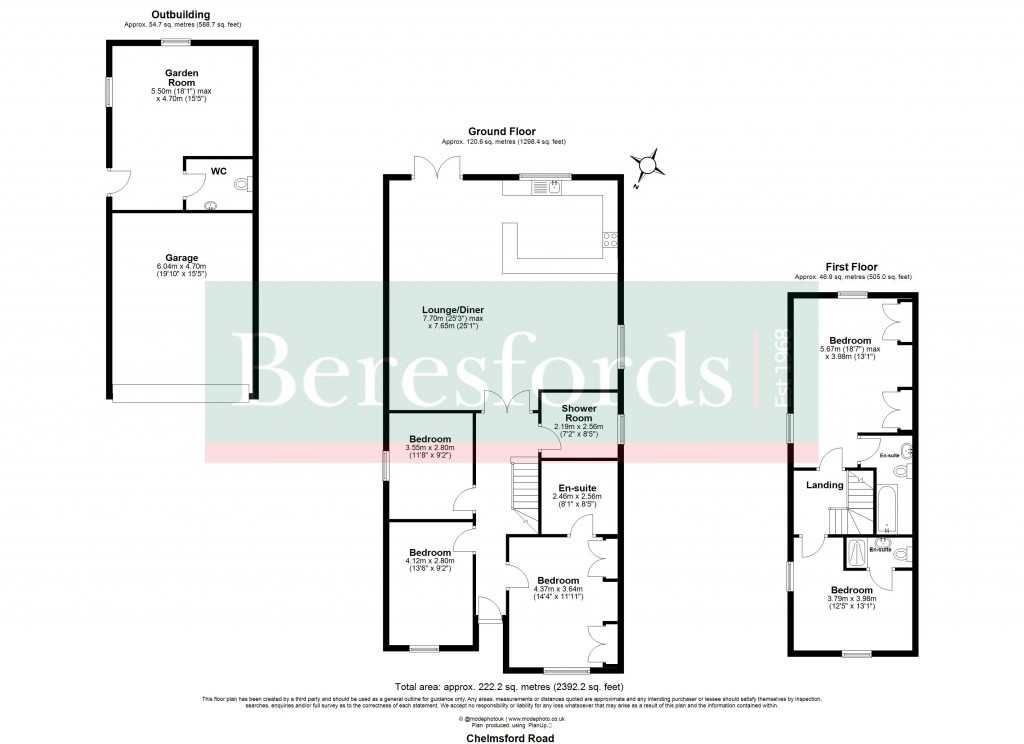 Floorplans For Chelmsford Road, Shenfield, Brentwood, Essex, CM15