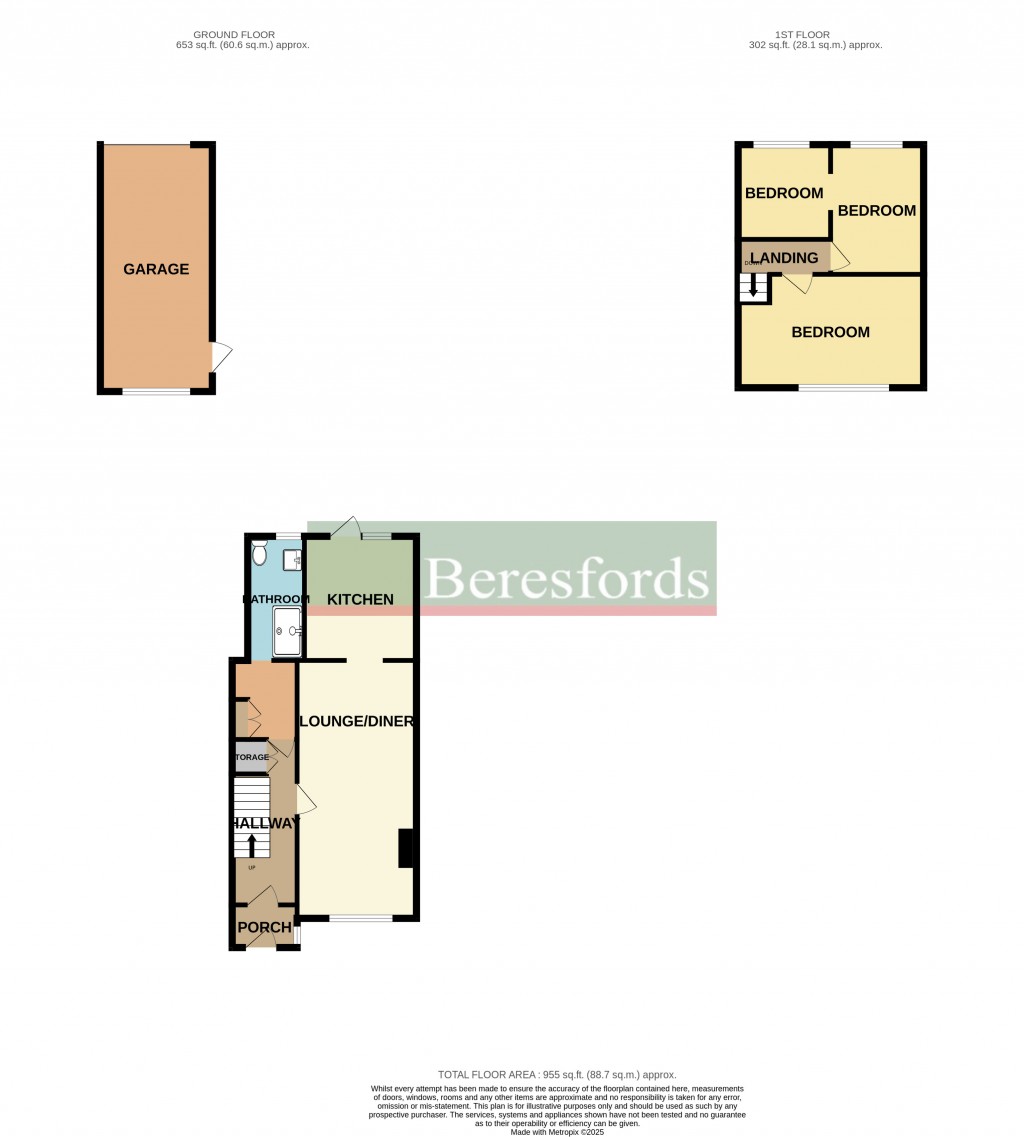Floorplans For Frimley Avenue, Hornchurch, RM11