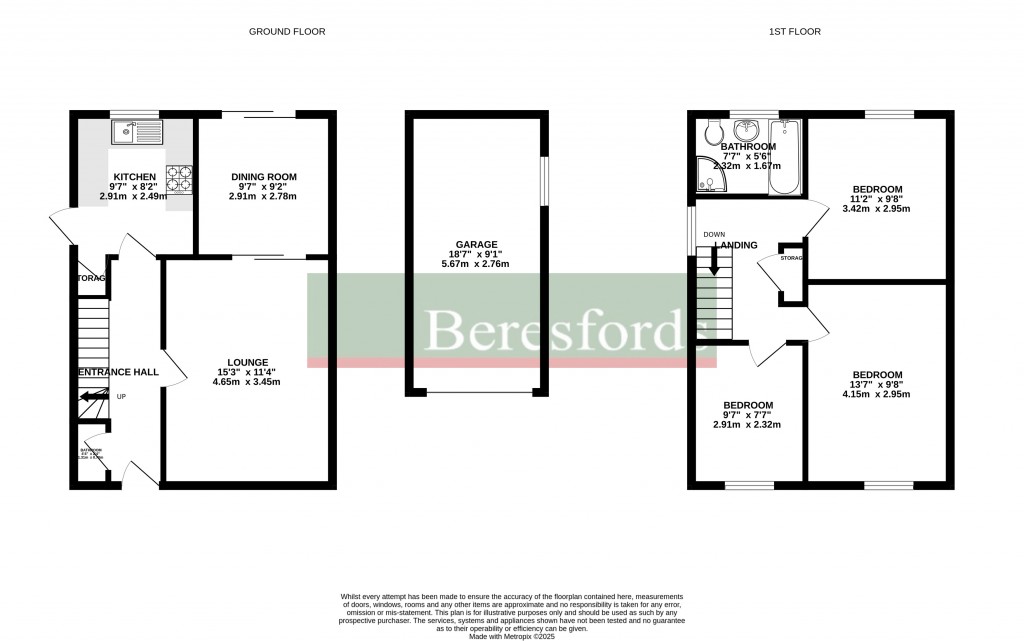 Floorplans For Gloucester Avenue, Chelmsford, Essex, CM2
