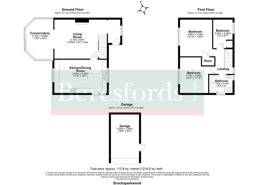 Floorplans For Brocksparkwood, Brentwood, Essex, CM13