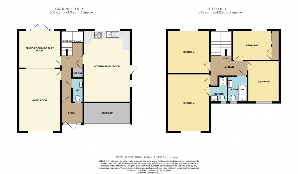 Floorplans For St. Andrews Place, Shenfield, Brentwood, Essex, CM15