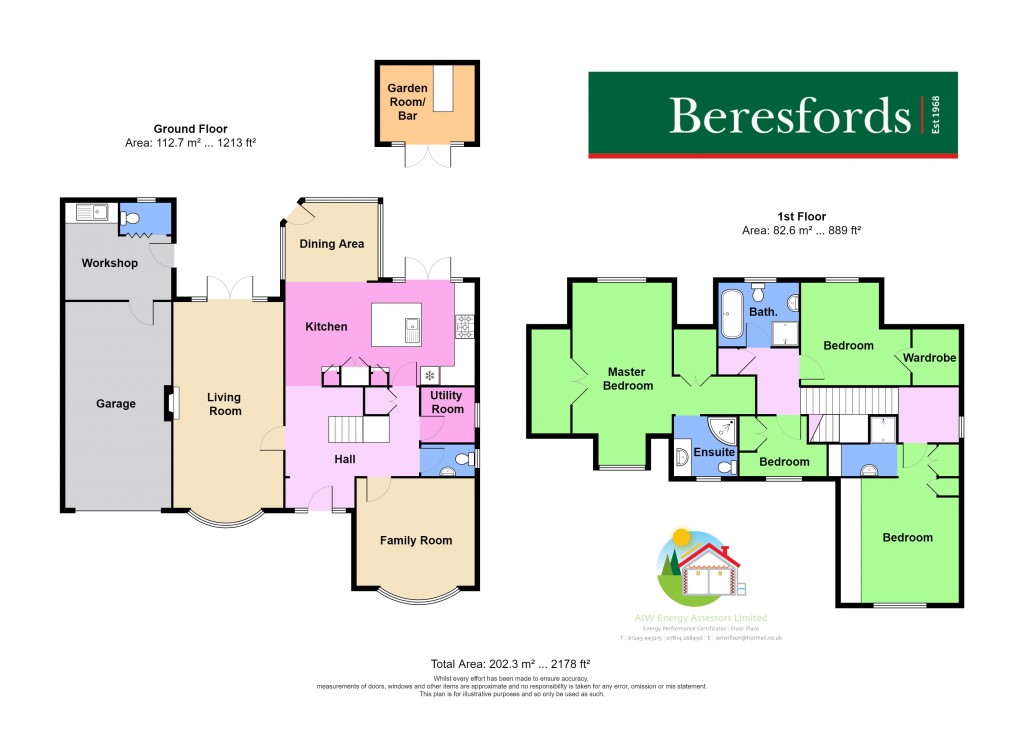 Floorplans For Rayleigh Road, Hutton, Brentwood, Essex, CM13