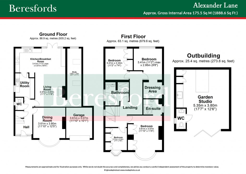 Floorplans For Alexander Lane, Shenfield, Brentwood, Essex, CM15