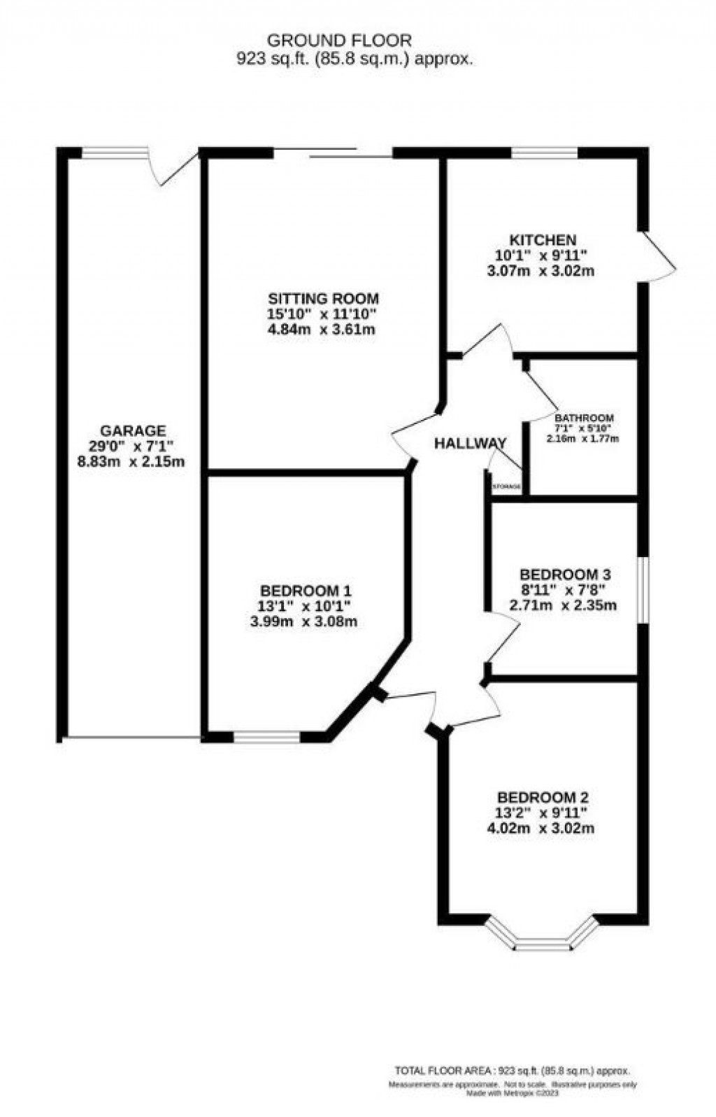 Floorplans For Hogarth Avenue, Brentwood, Essex, CM15