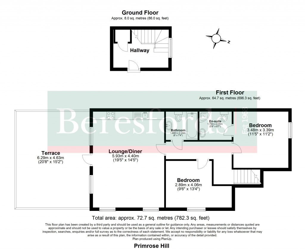 Floorplans For Primrose Hill, Brentwood, Essex, CM14