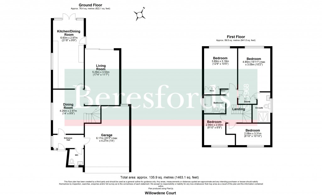 Floorplans For Willowdene Court, Warley, Brentwood, Essex, CM14