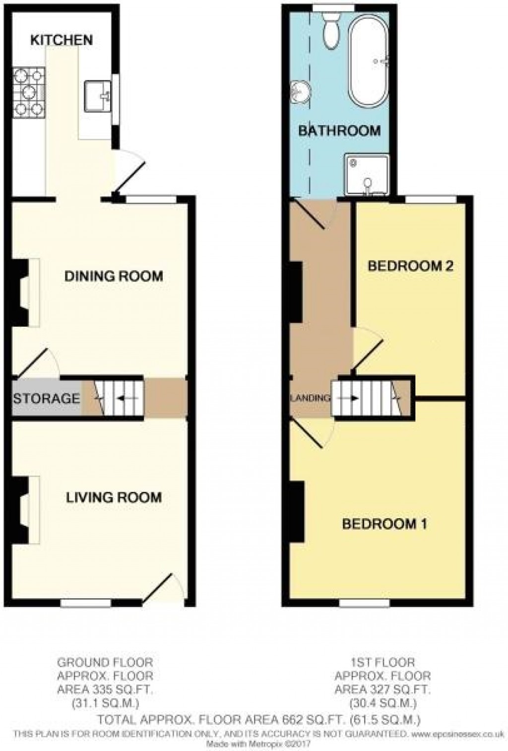 Floorplans For Britannia Road, Warley, Brentwood, Essex, CM14