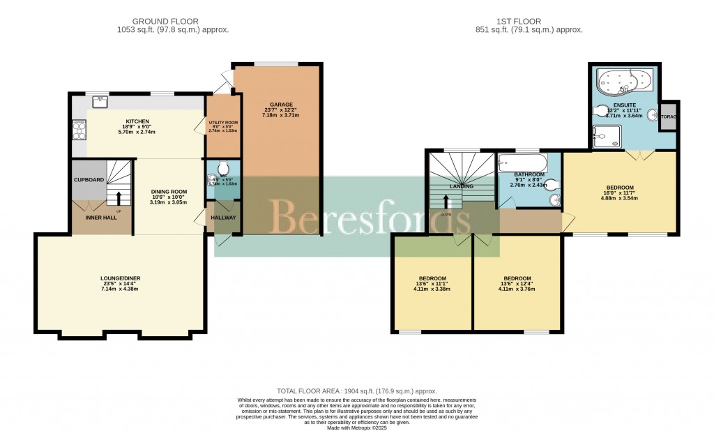 Floorplans For Ockendon Road, Upminster, RM14