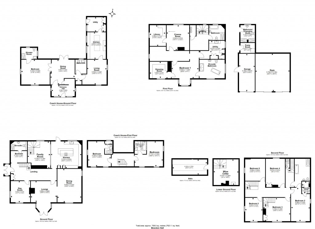 Floorplans For Fen Lane, Bulphan, Upminster, Essex, RM14