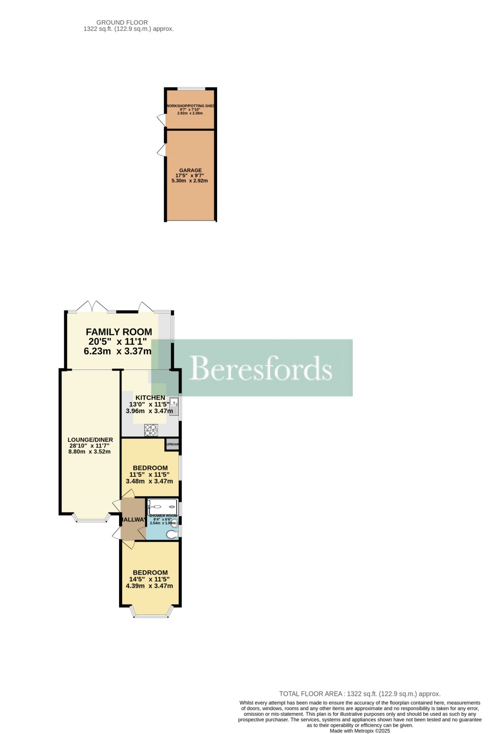 Floorplans For Thorndon Avenue, West Horndon, Brentwood, Essex, CM13