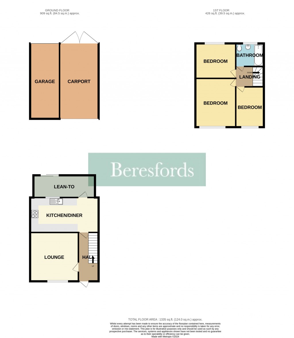 Floorplans For Roseberry Gardens, Upminster, RM14