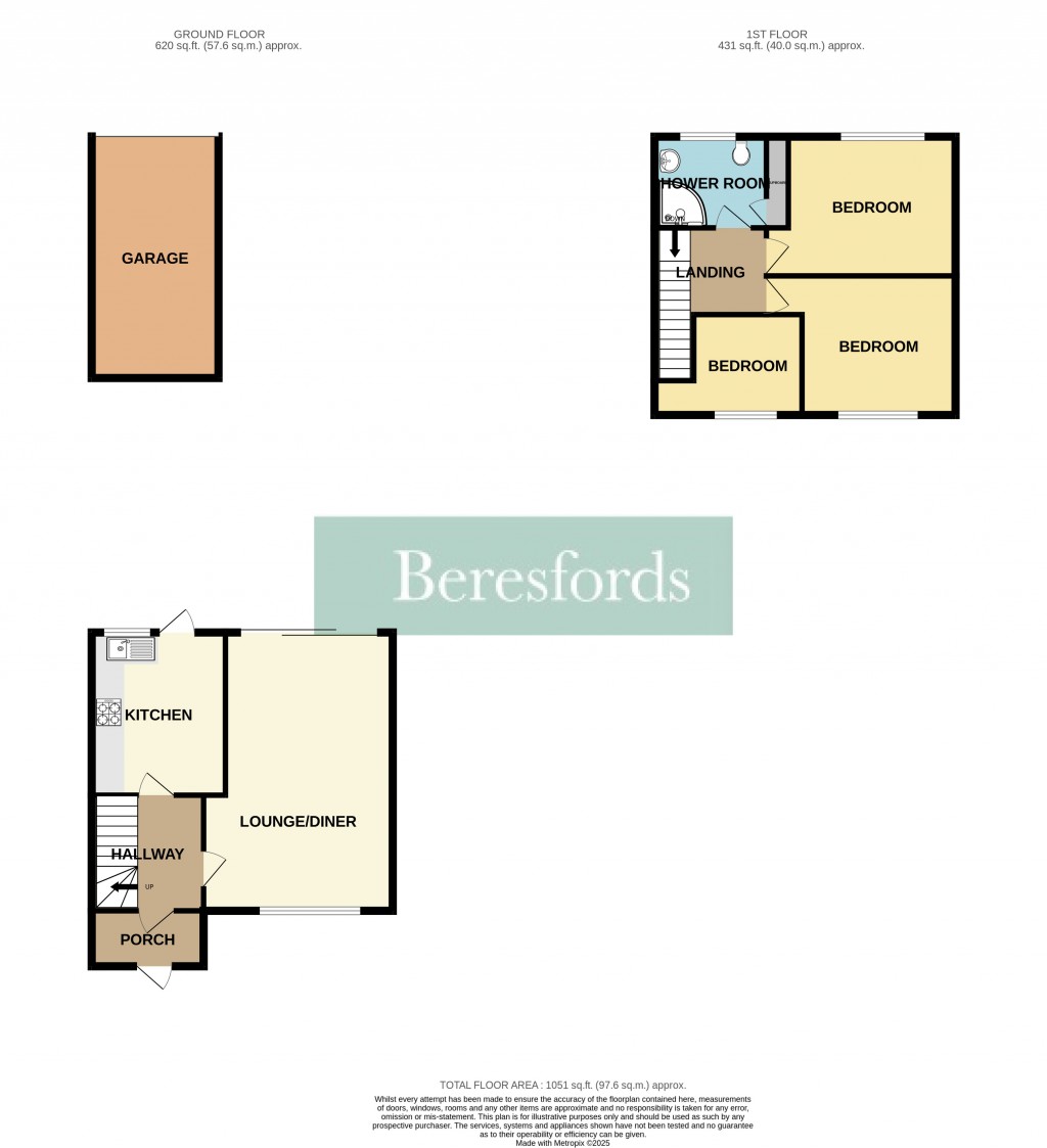 Floorplans For Plough Rise, Upminster, RM14