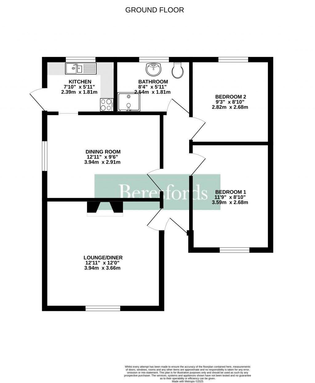 Floorplans For Moor Lane, Upminster, RM14