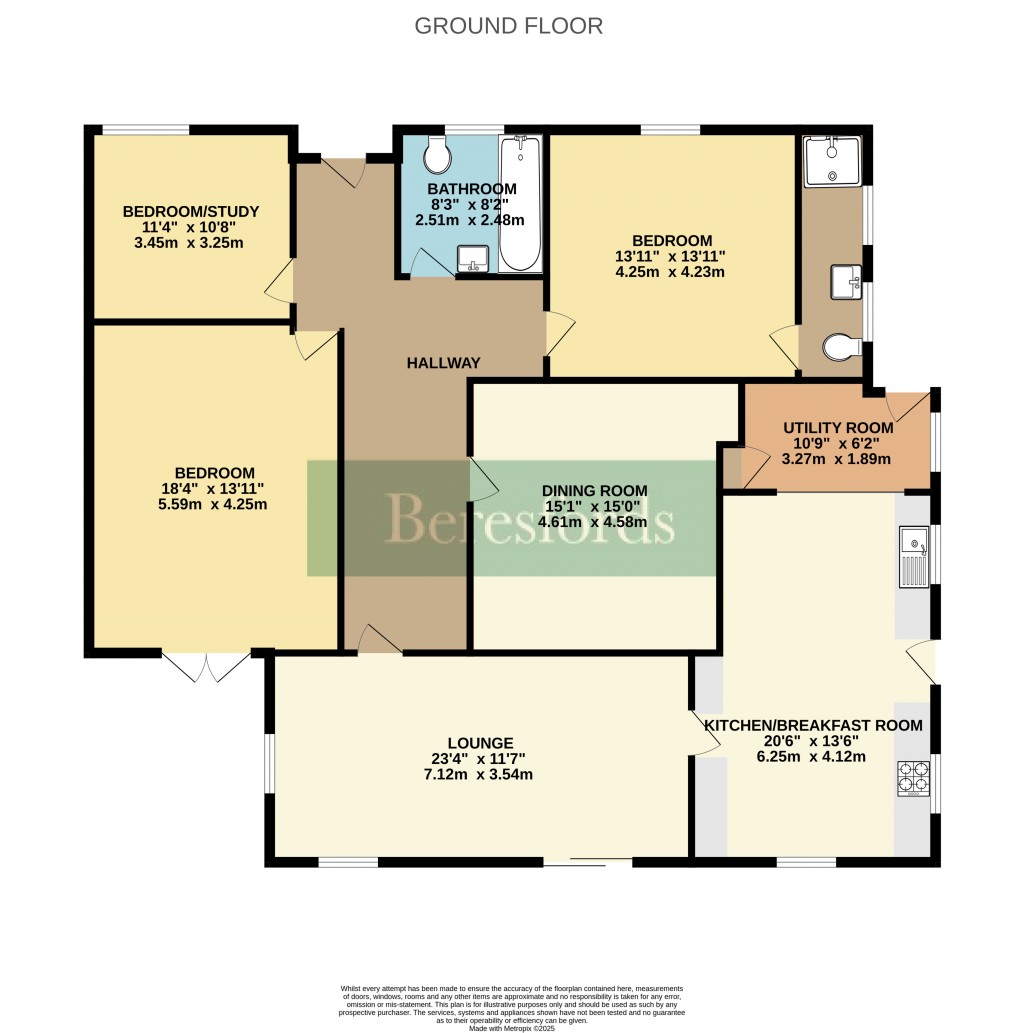 Floorplans For Front Lane, Upminster, RM14