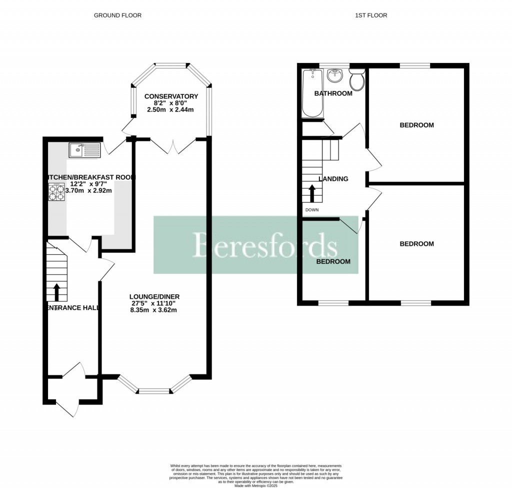 Floorplans For Severn Drive, Upminster, RM14