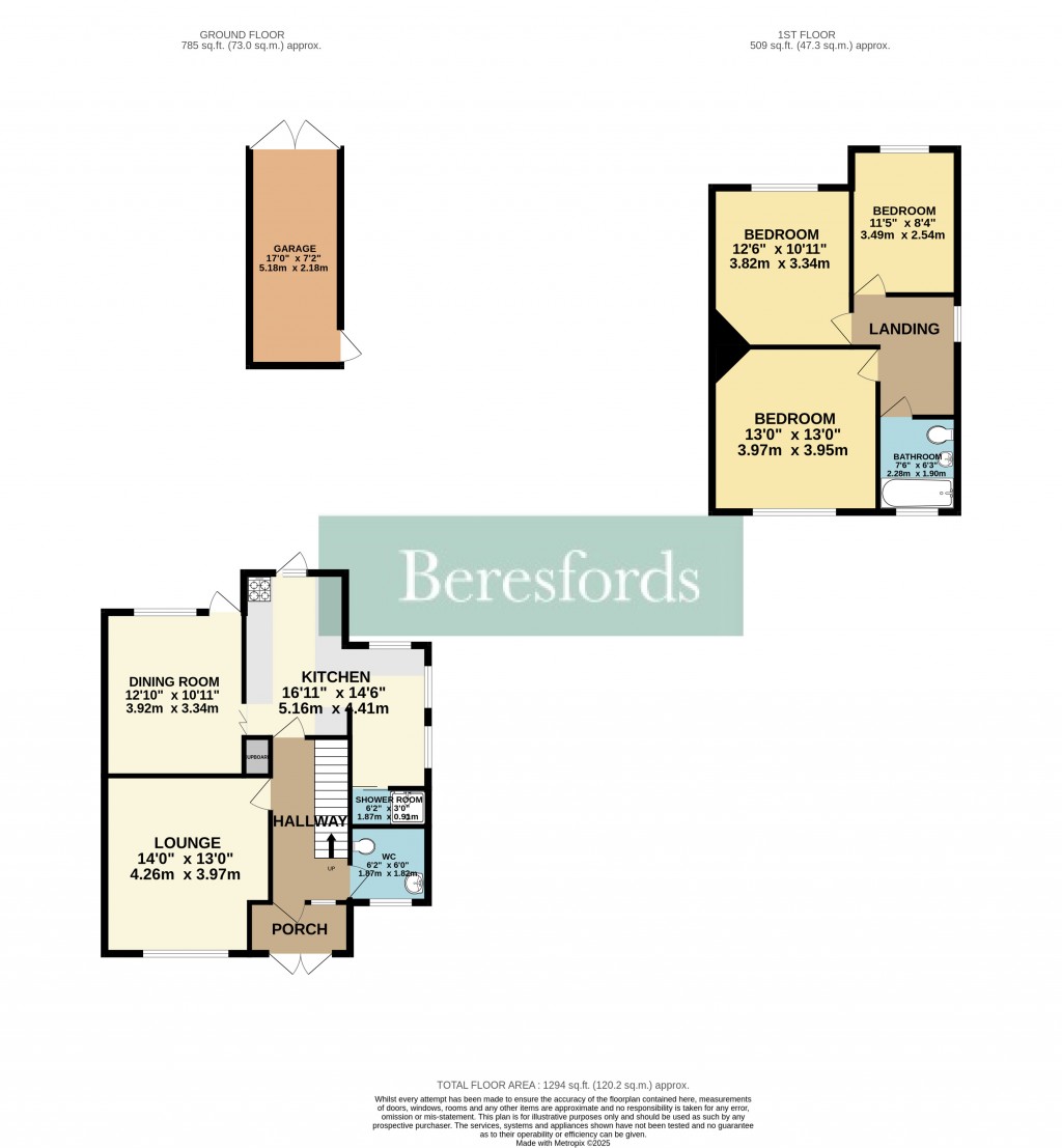 Floorplans For St. Marys Lane, Upminster, RM14