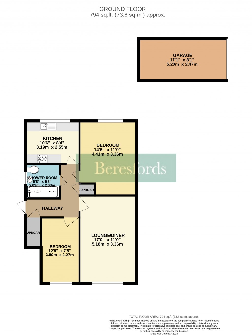 Floorplans For Marlborough Gardens, Upminster, RM14