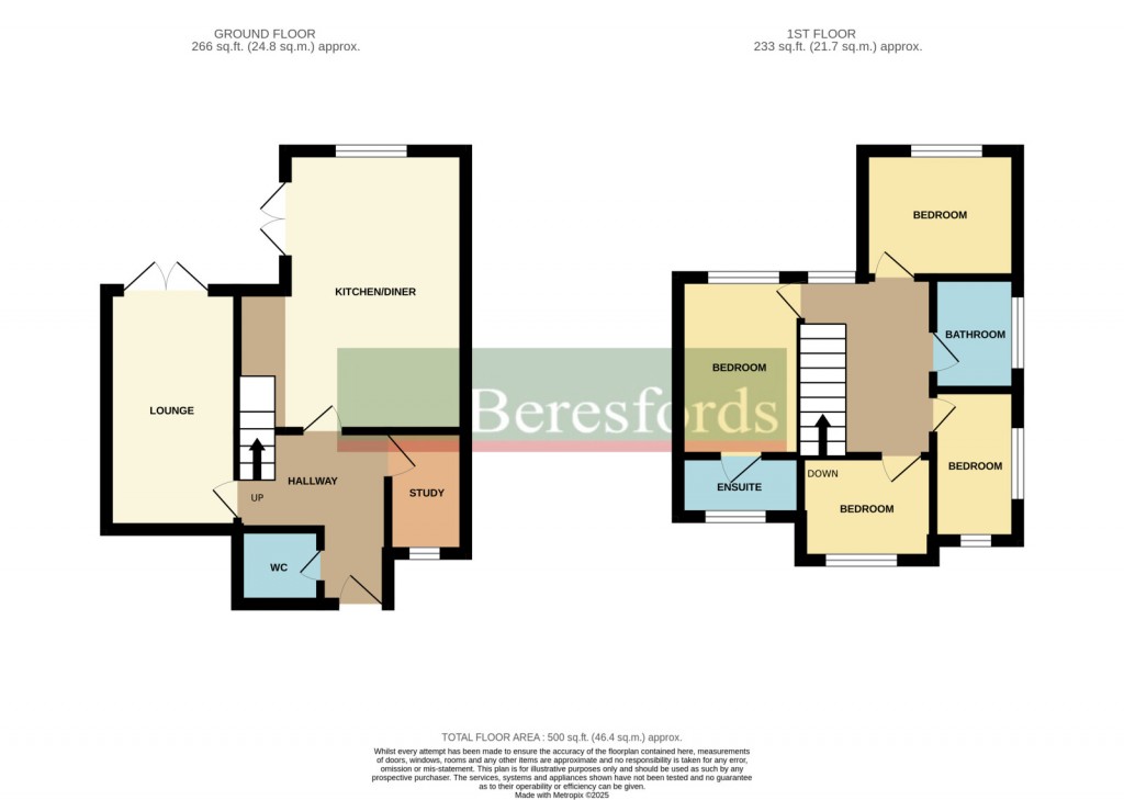 Floorplans For School Avenue, Basildon, Essex, SS15