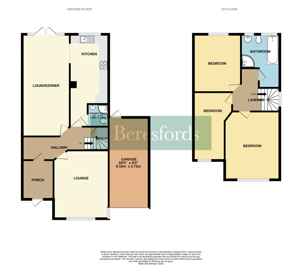 Floorplans For Dorkins Way, Upminster, Essex, RM14